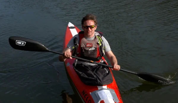 man and boat