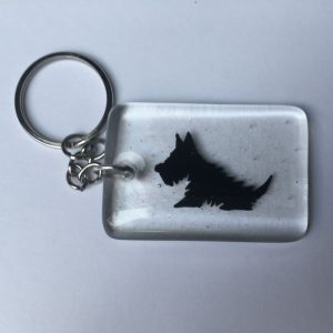 glass keyring