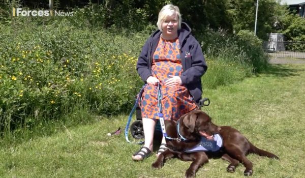 lady nd dog