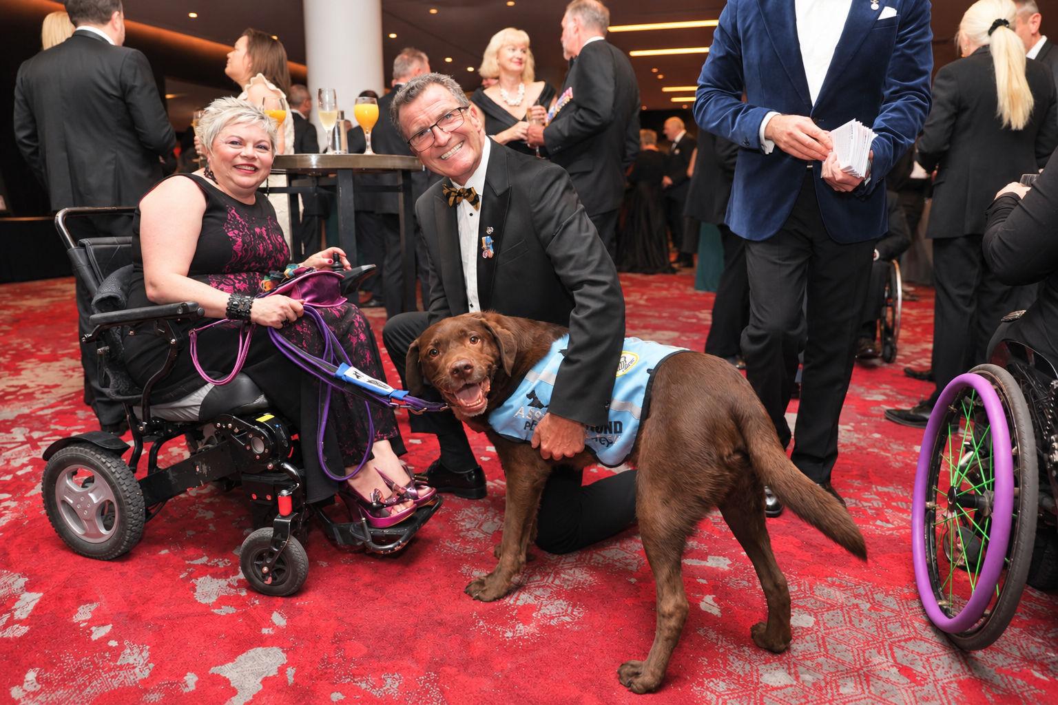 Ali Ramsay and BRAVEHOUND Clyde