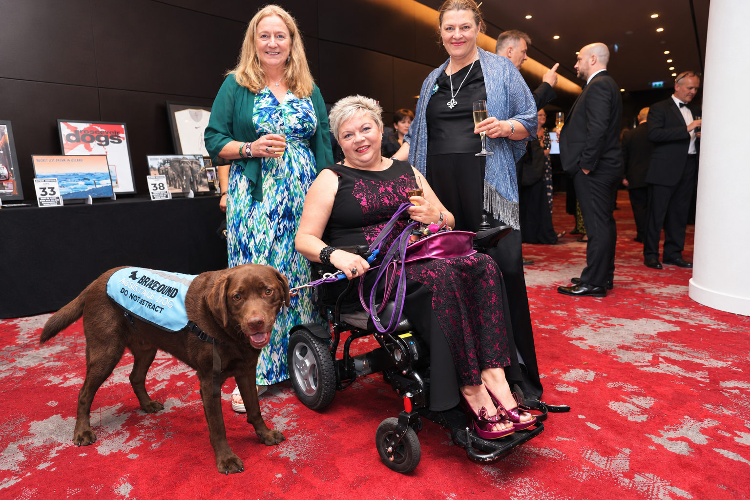 Ali Ramsay and BRAVEHOUND Clyde